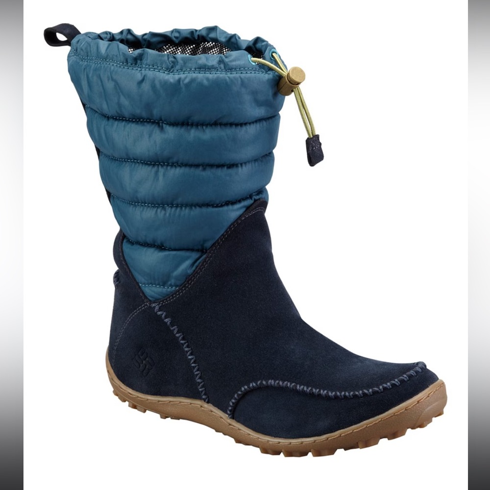 Columbia Minx Moccasin Omni Heat Boot Navy